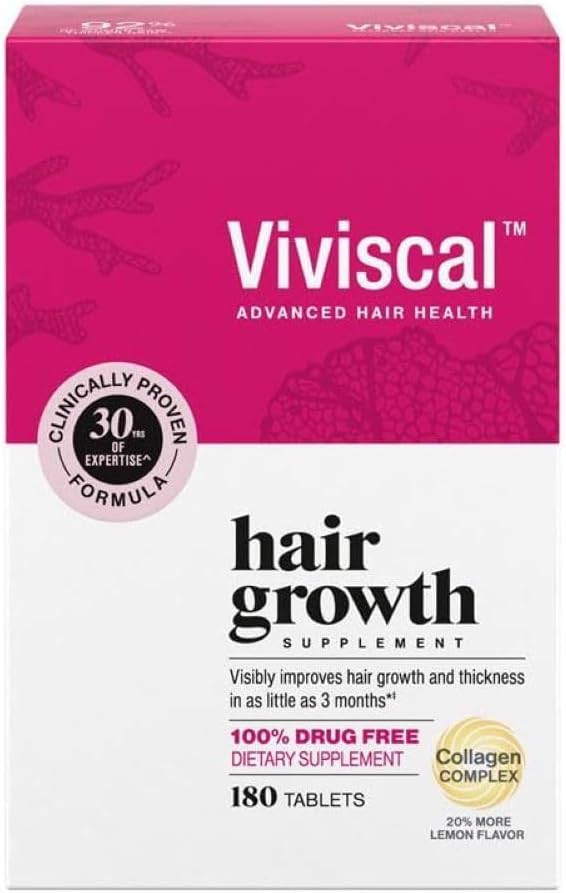 Viviscal Advanced Hair Health Dietary Supplement 180 Tablets