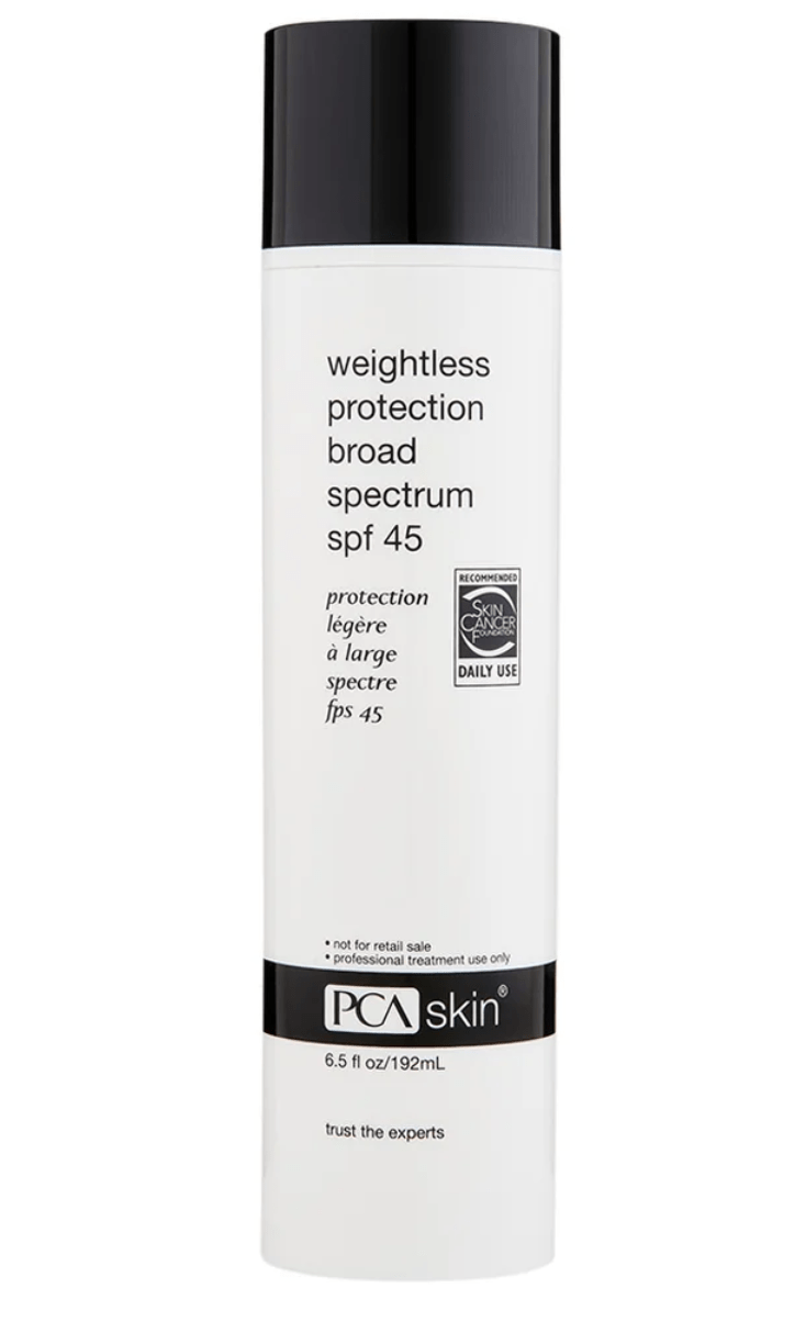 PCA Skin Weightless Protection Broad Spectrum SPF 45 - 6.5oz Pro Size