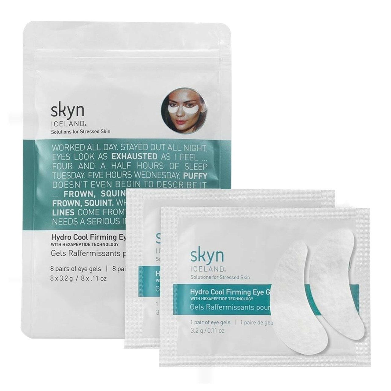 skyn ICELAND Hydro Cool Firming Eye Gels 8 pairs