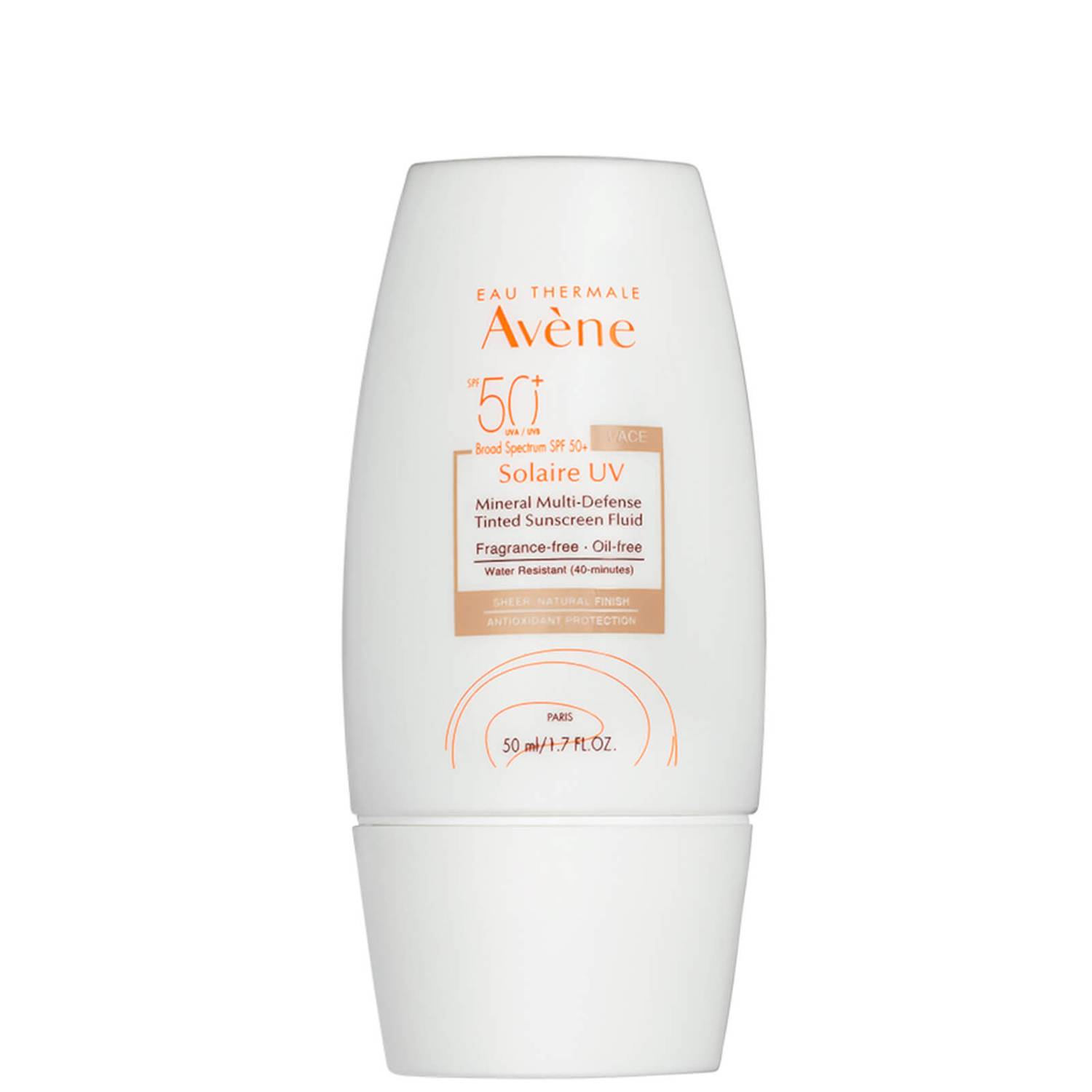 Avene Solaire UV Mineral Multi-Defense TINTED Sunscreen SPF 50+