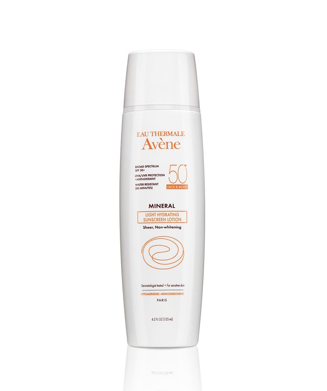 Avene Mineral Light Hydrating Sunscreen Lotion SPF 50+ (Face & Body)