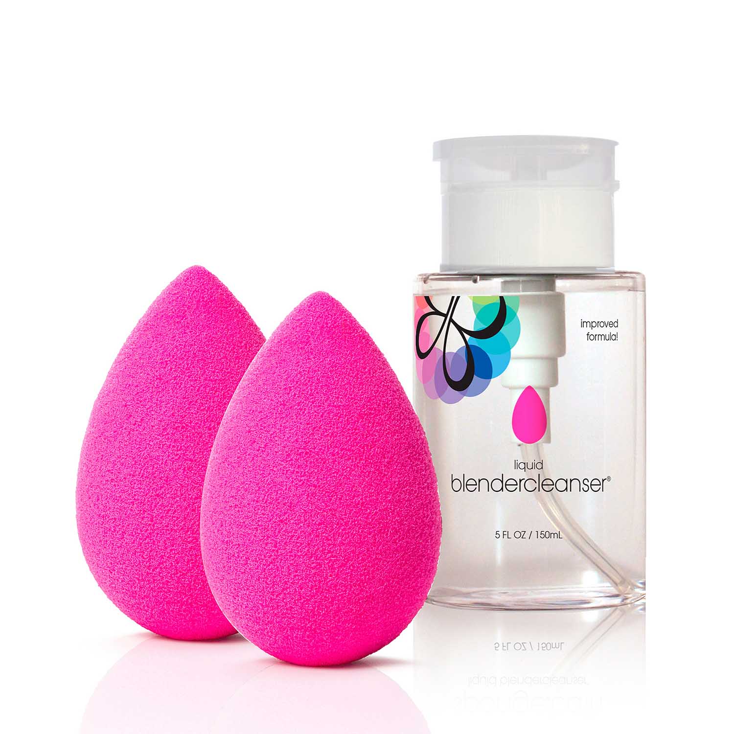 BeautyBlender 2 Pack with 5oz Liquid Cleanser