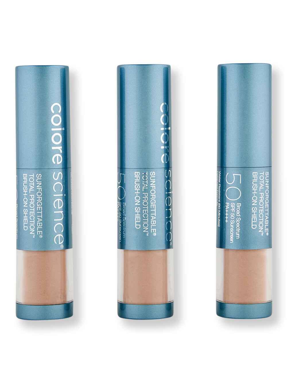 ColoreScience Sunforgettable Total Protection Brush-On Shield SPF 50 Multipack - Deep