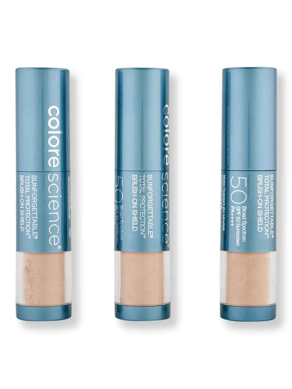 ColoreScience Sunforgettable Total Protection Brush-On Shield SPF 50 Multipack - Tan