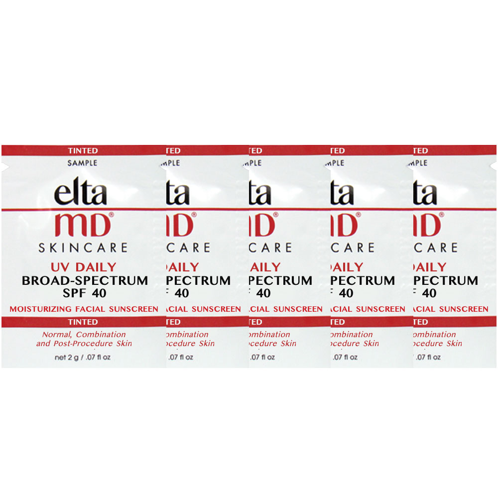 Elta MD Trial Sample TINTED UV Daily SPF 40 - 5 Pack