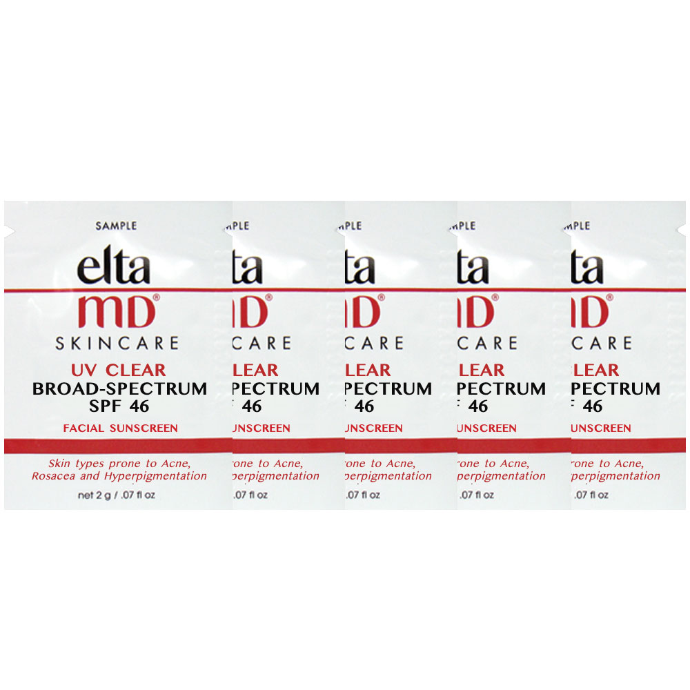 Elta MD Trial Sample UV Clear Broad-Spectrum SPF 46 - 5 Pack