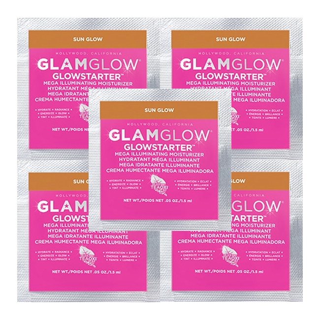 GlamGlow GlowStarter Travel Sample 5-Pack - SUN GLOW