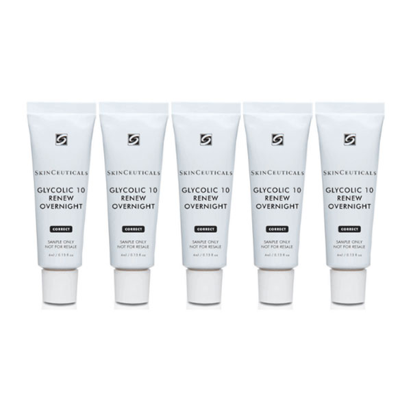 SkinCeuticals Glycolic 10 Renew Overnight - 5 Travel Samples