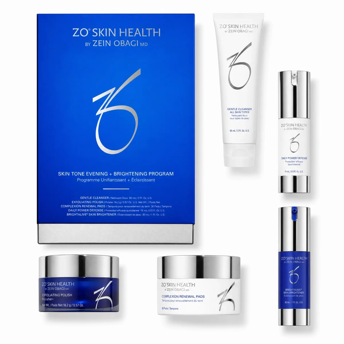 ZO Skin Health Skin Tone Evening + Brightening Program
